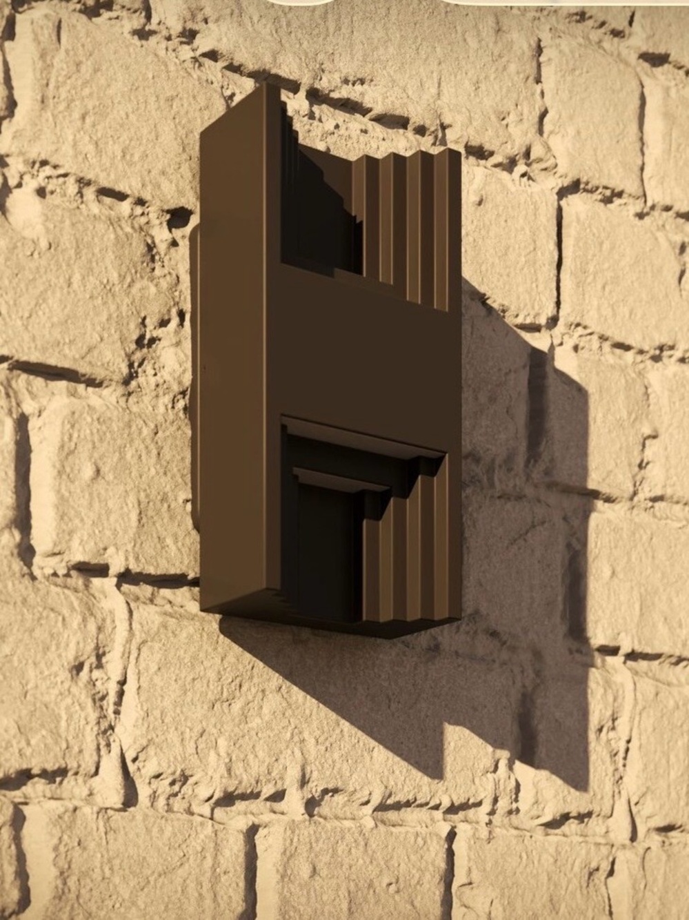 Modern Geometric Outdoor Wall Sconce Indoor Black Wall Light With Integrated led